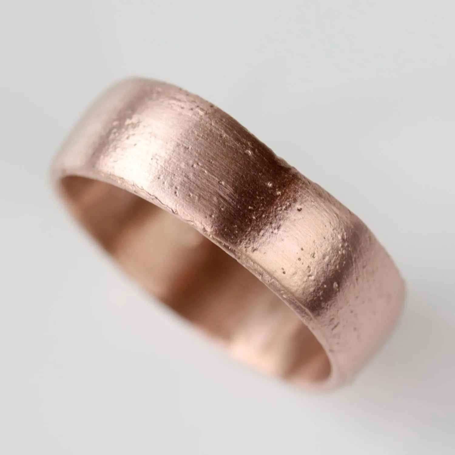 7mm Ancient Rustic Textured Band