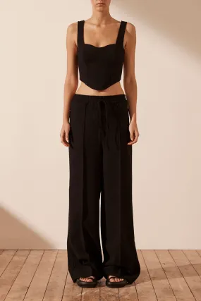 AMURA RELAXED PANT - BLACK