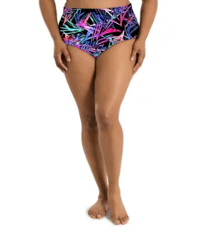 AquaSport Swim Brief Sunset Palm Print - FINAL SALE