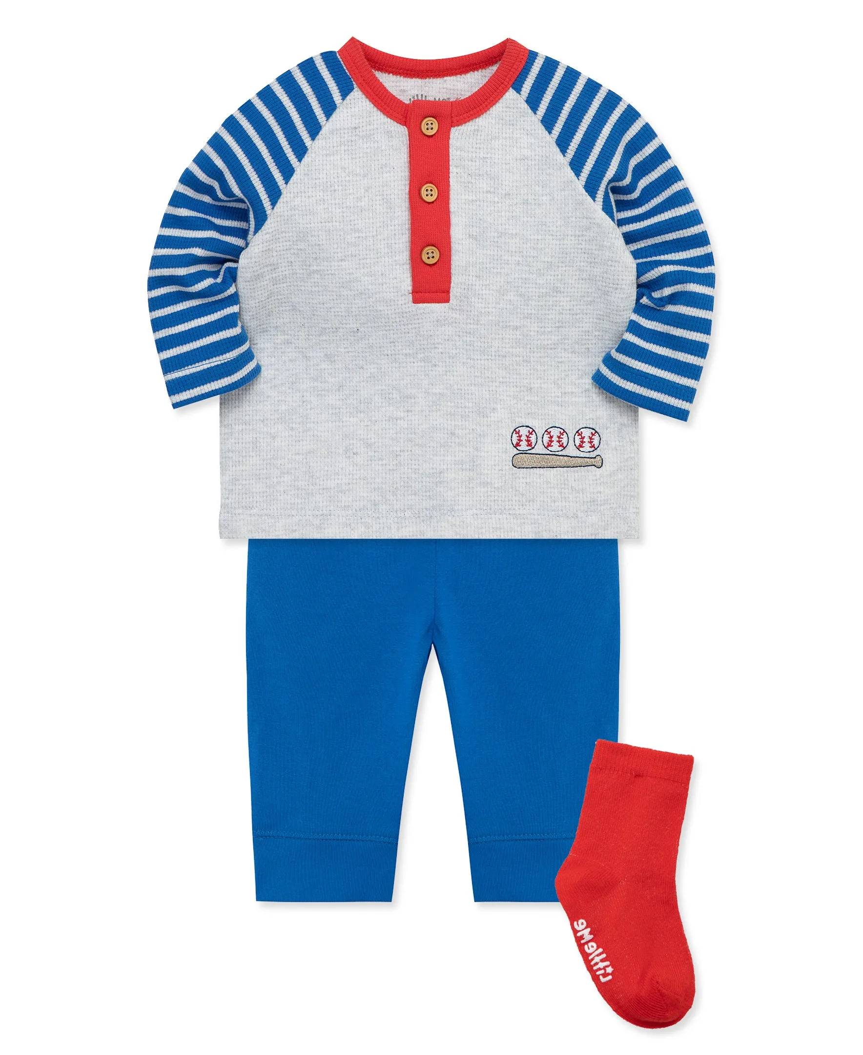 Baseball Jogger & Sock Set