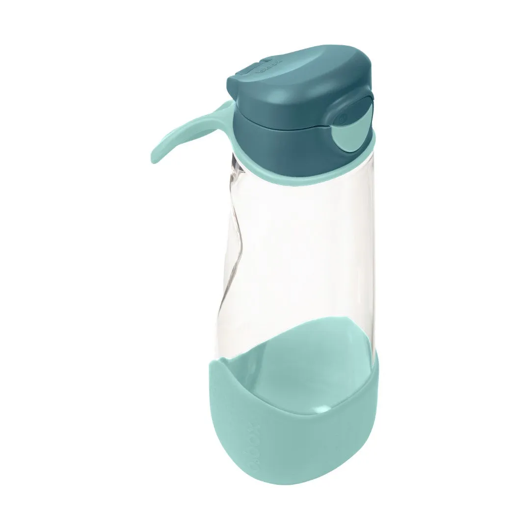 B.Box Sports Spout Bottle 600ml - Emerald Forest