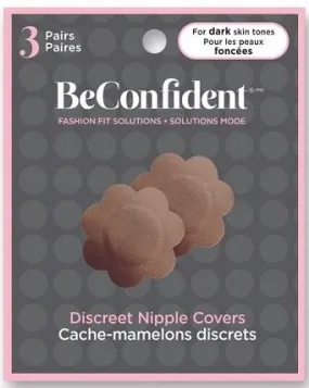 Be Confident Discreet Disposable Nipple Covers - Dark Tone