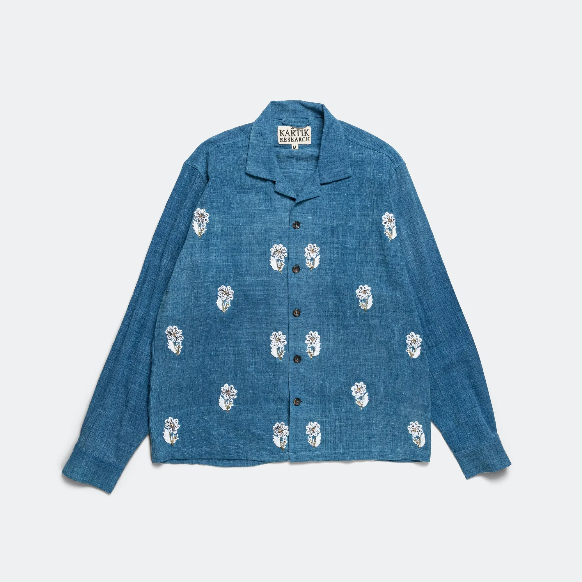 Camp Shirt - Indigo/White