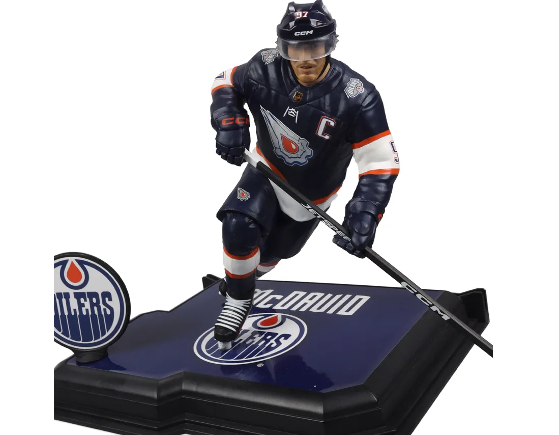 Connor McDavid Edmonton Oilers McFarlane’s SportsPicks Gold Label Signed By Todd McFarlane