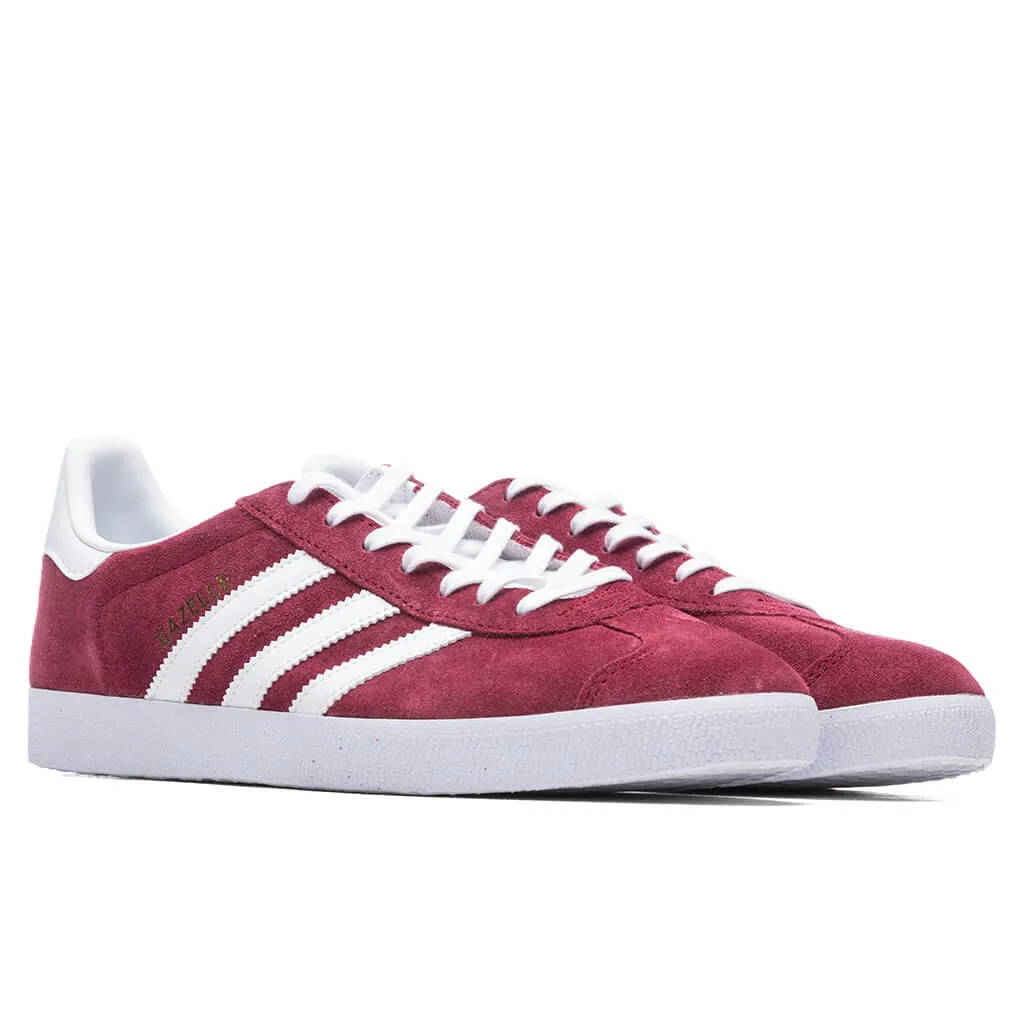 Gazelle - Collegiate Burgundy/Cloud White