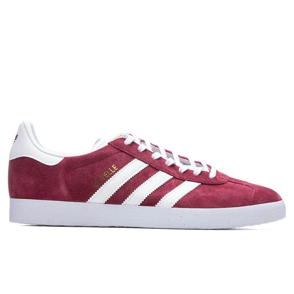 Gazelle - Collegiate Burgundy/Cloud White