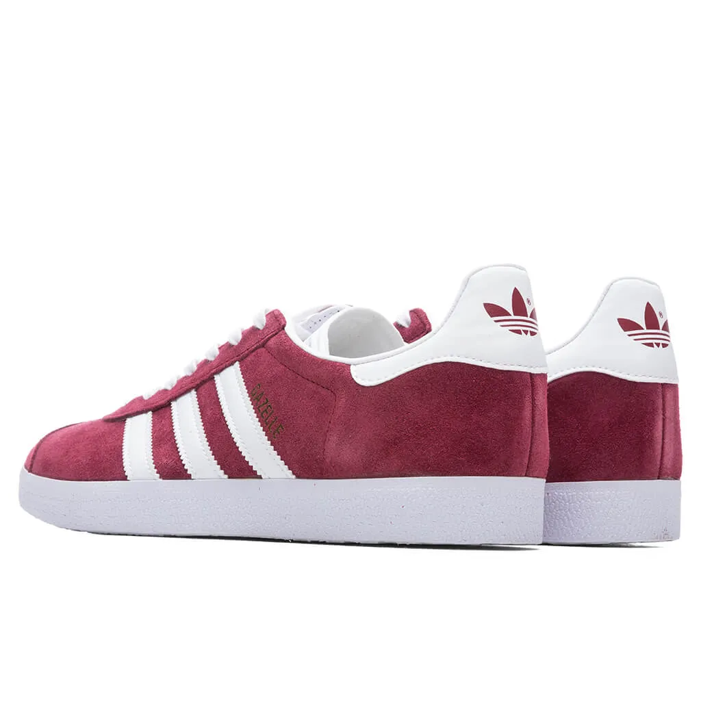 Gazelle - Collegiate Burgundy/Cloud White