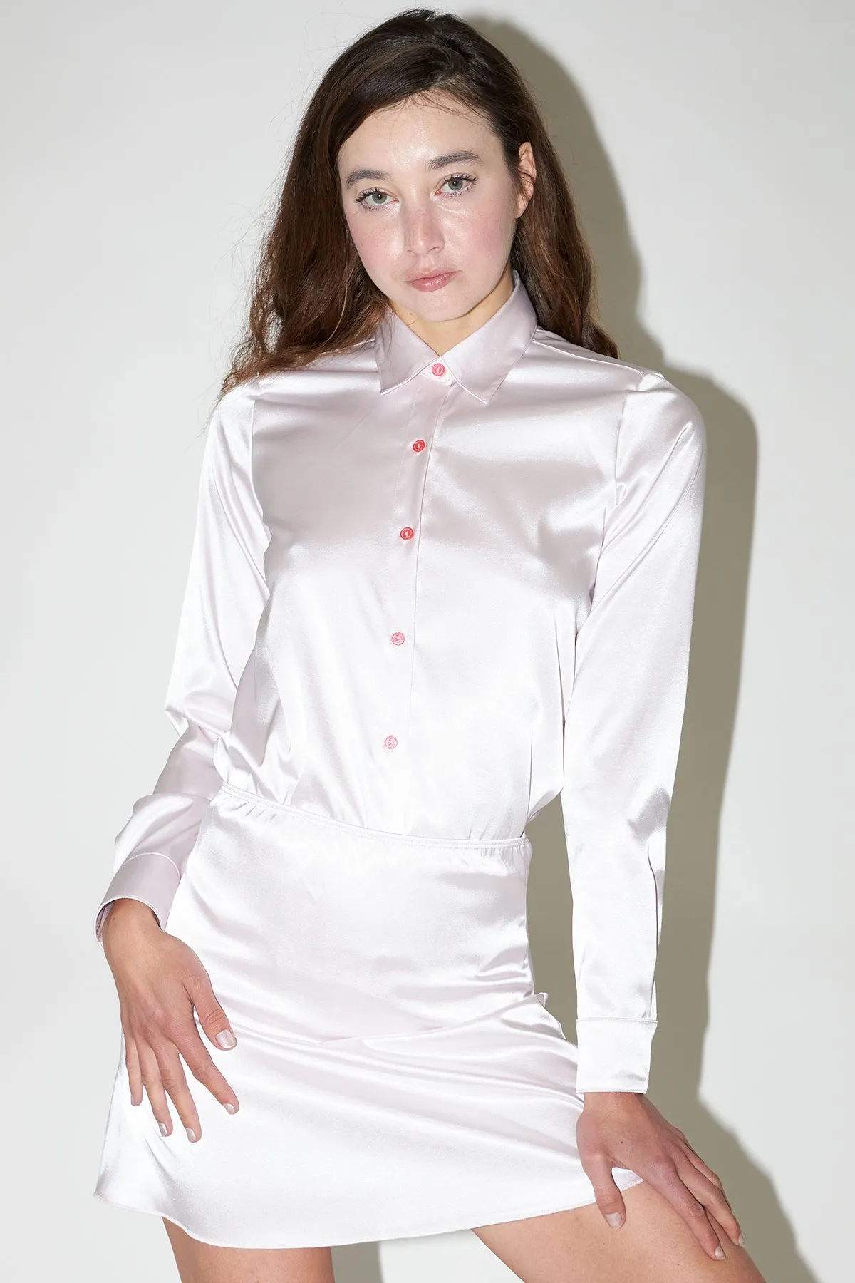 Gleamy Dreamy Satin Blouse