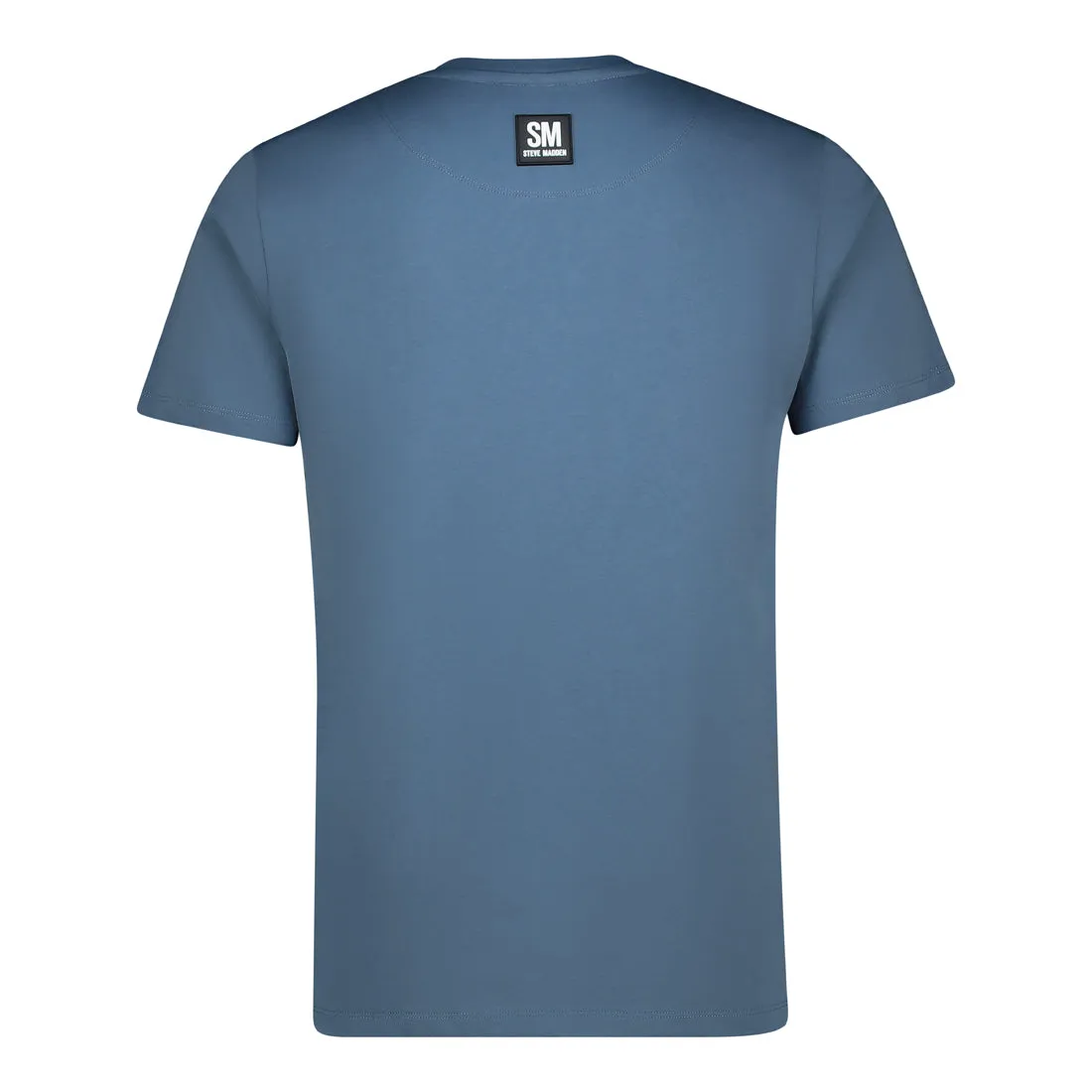 JACKSON BLUE GREY CREW NECK LOGO TEE