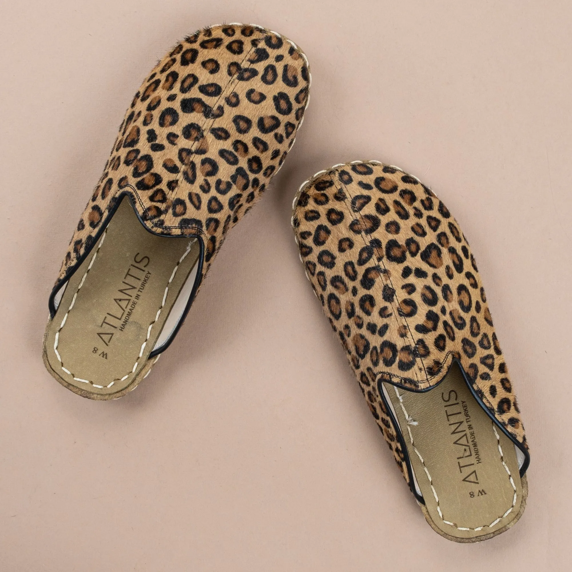 Men's Leopard Barefoot Slippers