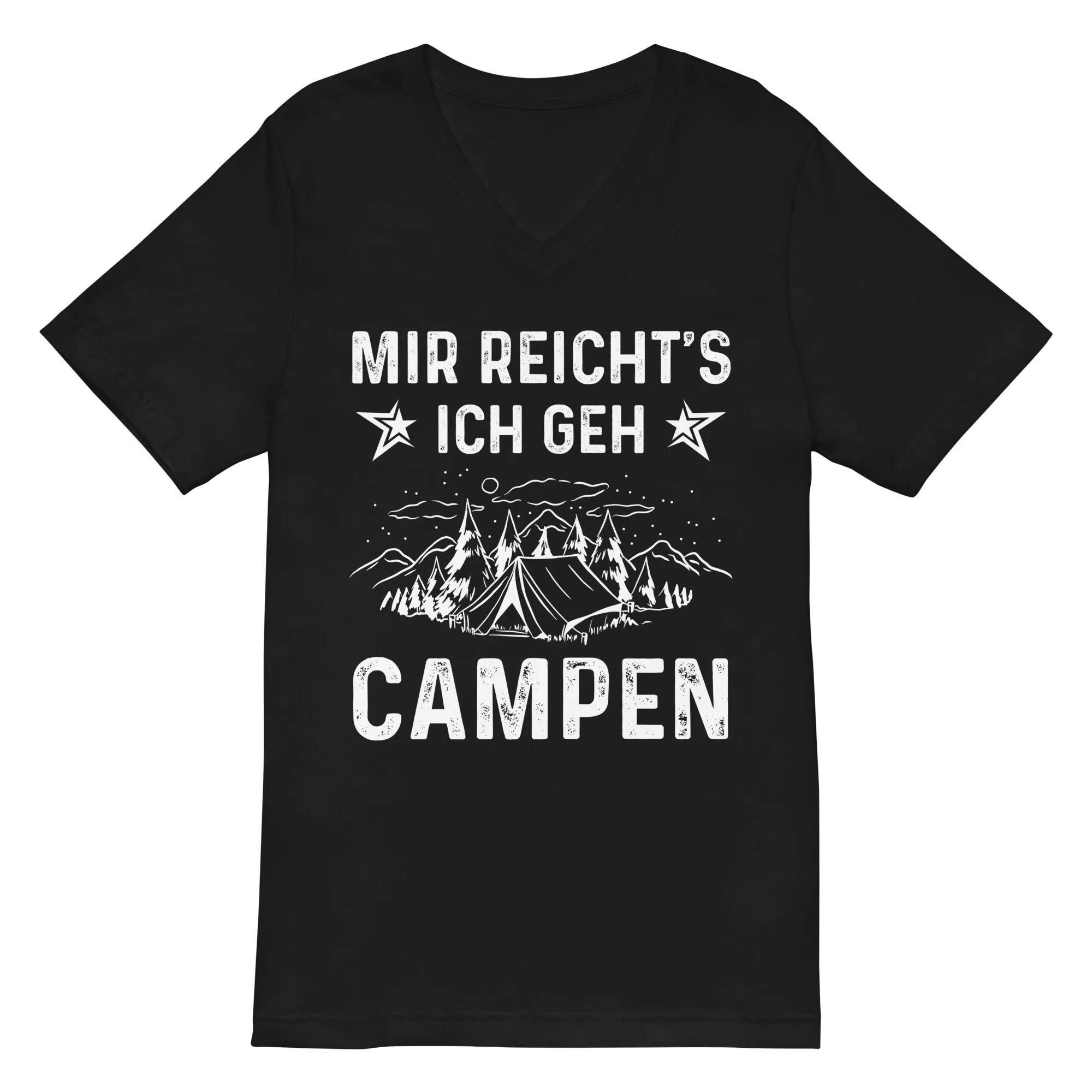 Mir Reicht's Ich Gen Campen - Herren V-Neck Shirt