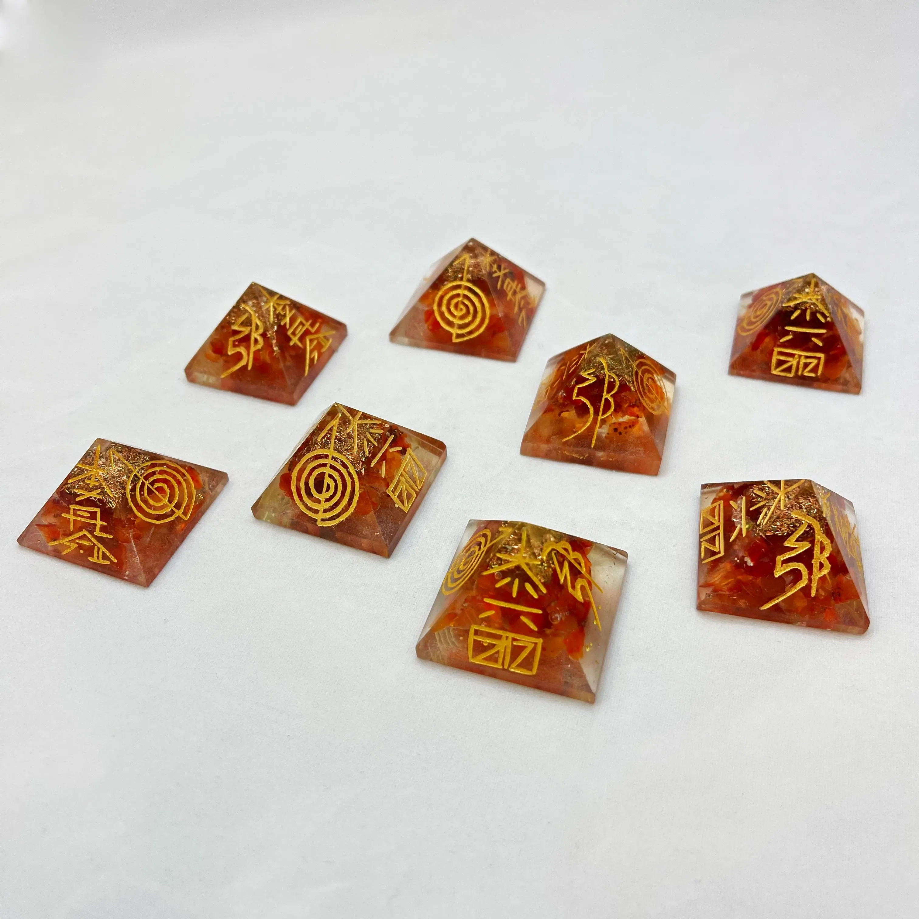 Orgonite Carnelian Pyramid