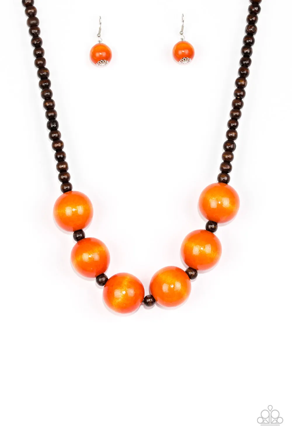 Paparazzi Accessories  - Oh My Miami - #N118 Peg - Orange Necklace