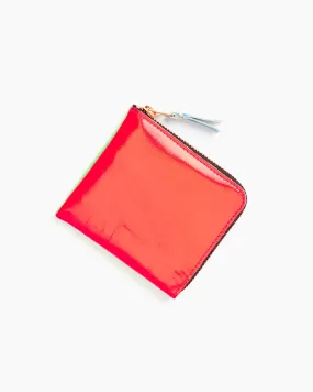 Super Fluo Half Zip Wallet in G/OR